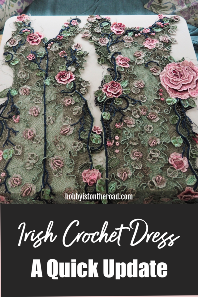 Irish Crochet Dress A Quick Update Hobbyist On The Road