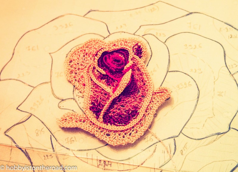 Irish Crochet Lace Project: Main Rose