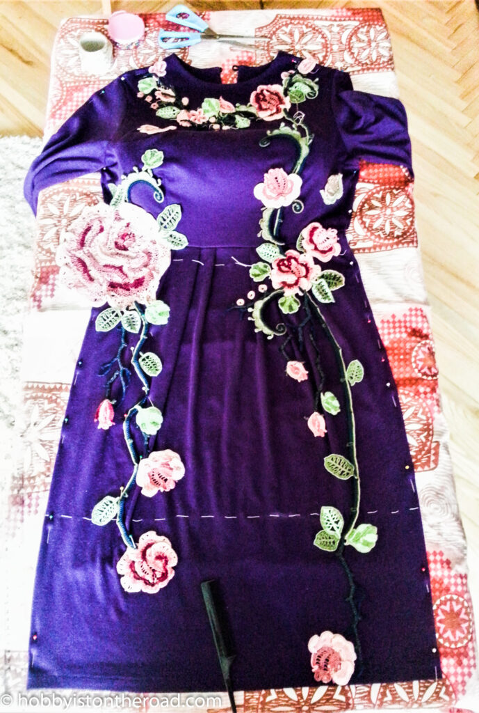 Irish Crochet Dress Design