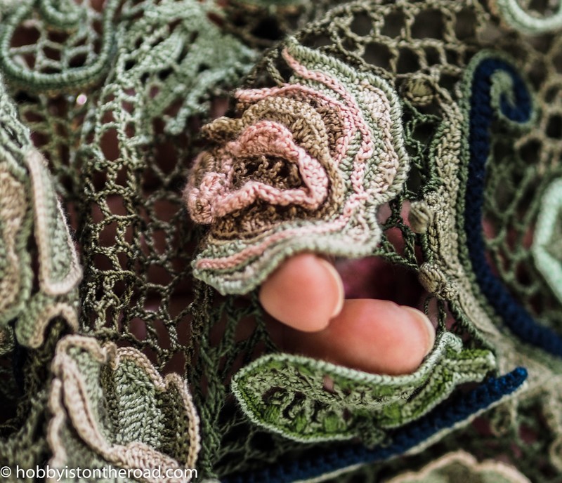 The Annoying bit of Irish crochet dress