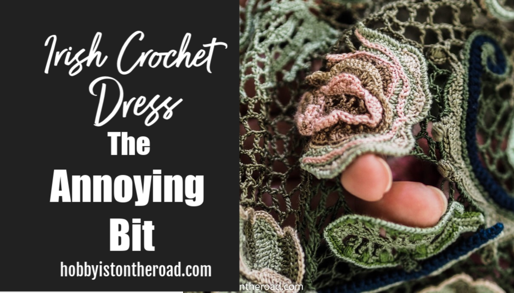 Annoying bit finishing Irish Crochet dress