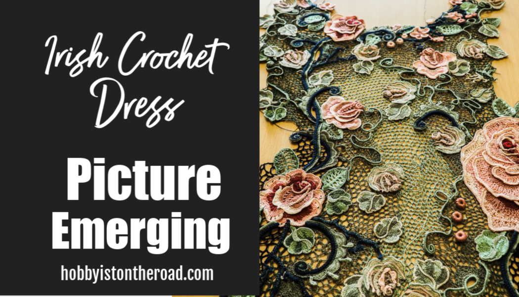 Picture Emerging Irish Crochet Dress