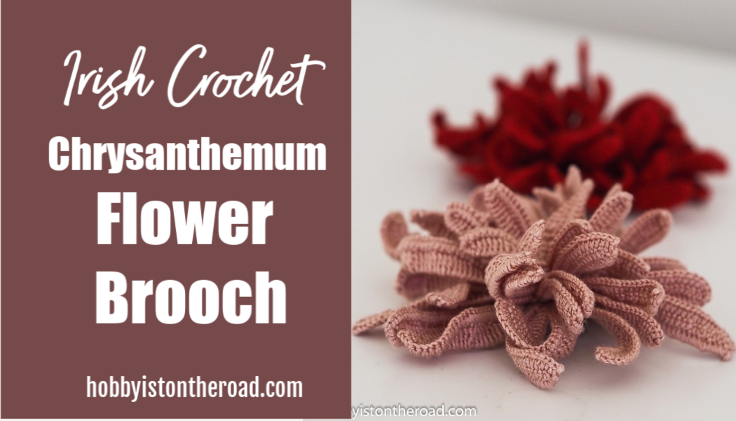 Chrysanthemum Flower brooch