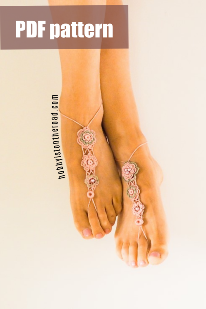 Barefoot sandals pattern