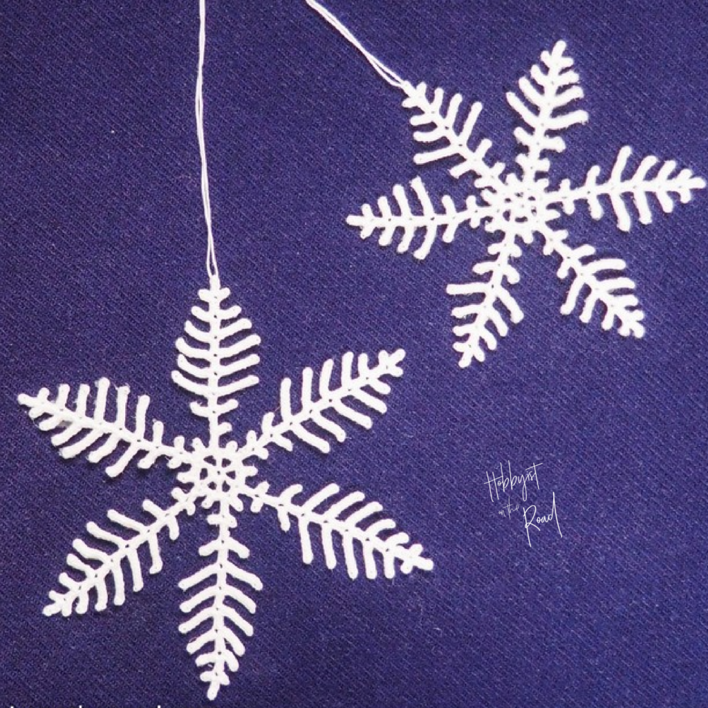 Spiky snowflakes