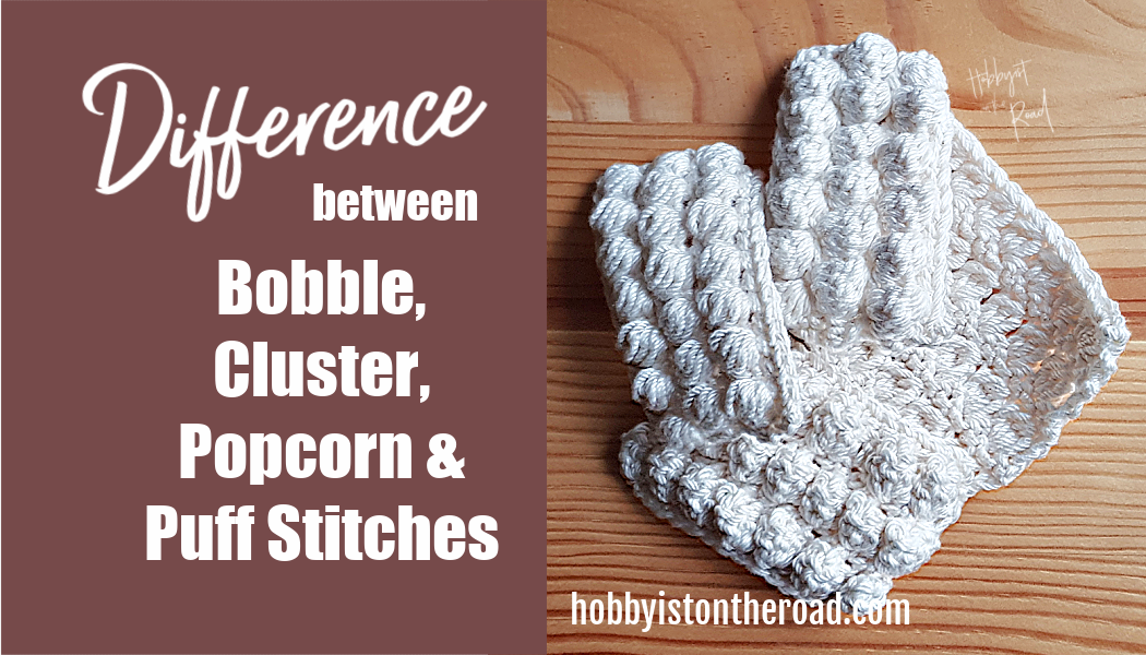 bobble cluster popcorn puff stitches