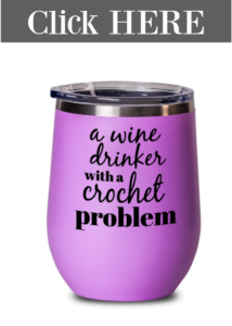 Wine tumbler crochet problem