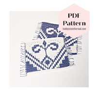Baltic Blooms coaster a mosaic crochet pattern