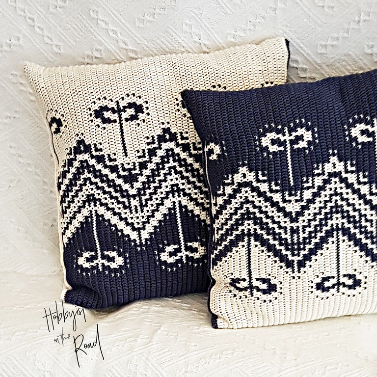 Baltic Vibes Cushion Cover Crochet Pattern Instant Pdf Download