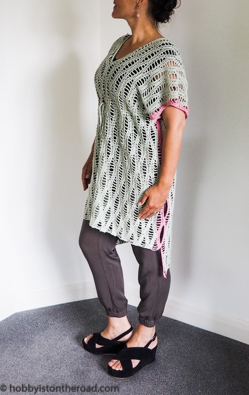 Choppy Waves Tunic on dark. 