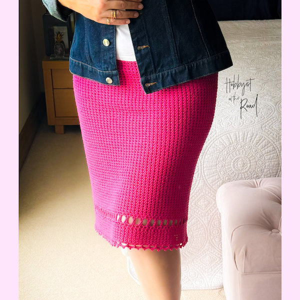 Summer Stroll Pencil Skirt - pink
